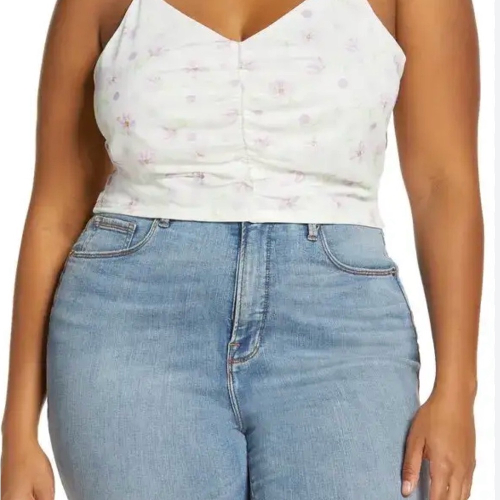 Floral White Women's Top